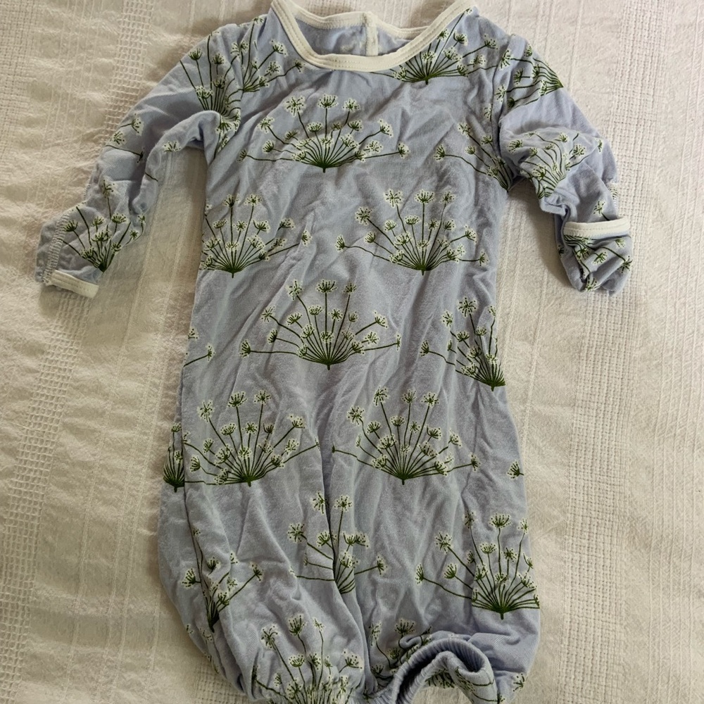 Kickee Pants Newborn gown
